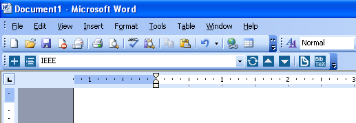 Docear4Word in Microsoft Word 2003